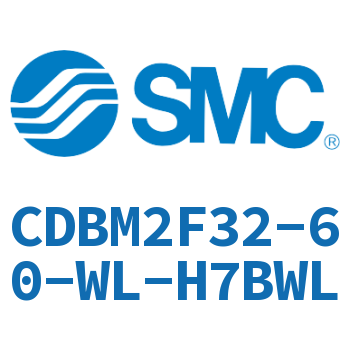 Rod side flange type end lock cylinder-CDBM2F32-60-WL-H7BWL