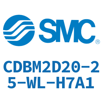 Double earring type end lock cylinder-CDBM2D20-25-WL-H7A1