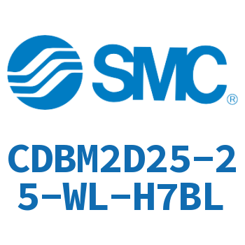 Double earring type end lock cylinder-CDBM2D25-25-WL-H7BL