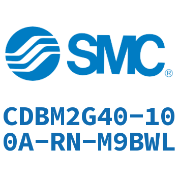Rodless side flange type end lock cylinder-CDBM2G40-100A-RN-M9BWL
