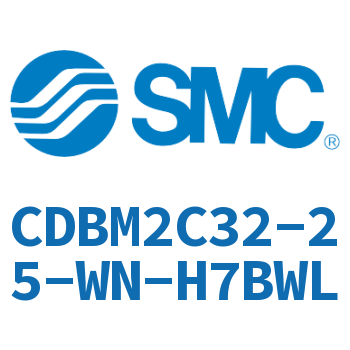 Single earring type end lock cylinder-CDBM2C32-25-WN-H7BWL