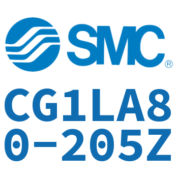 Axial foot type standard cylinder-CG1LA80-205Z
