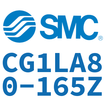 Axial foot type standard cylinder-CG1LA80-165Z