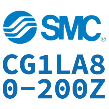 Axial foot type standard cylinder-CG1LA80-200Z