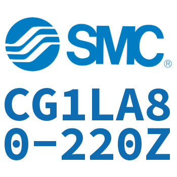 Axial foot type standard cylinder-CG1LA80-220Z