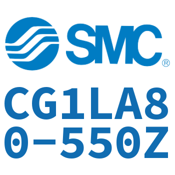 Axial foot type standard cylinder-CG1LA80-550Z