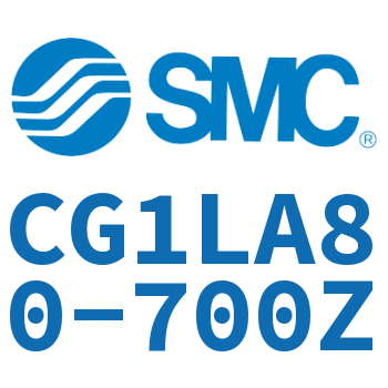 Axial foot type standard cylinder-CG1LA80-700Z