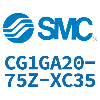 Rodless side flange type standard cylinder-CG1GA20-75Z-XC35