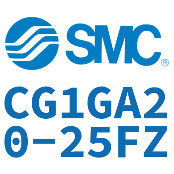 Rodless side flange type standard cylinder-CG1GA20-25FZ