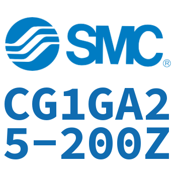 Rodless side flange type standard cylinder-CG1GA25-200Z