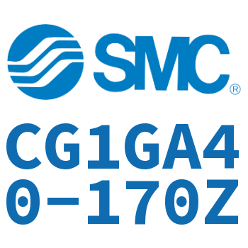 Rodless side flange type standard cylinder-CG1GA40-170Z