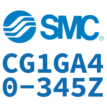 Rodless side flange type standard cylinder-CG1GA40-345Z