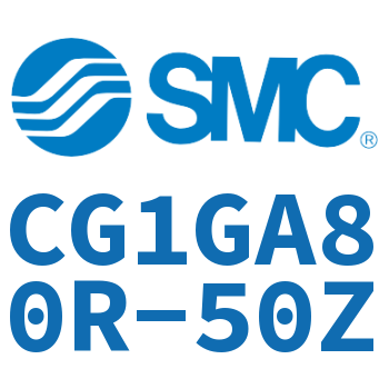 Rodless side flange type standard cylinder-CG1GA80R-50Z