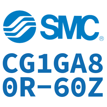 Rodless side flange type standard cylinder-CG1GA80R-60Z