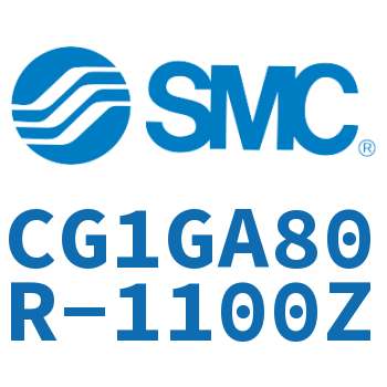 Rodless side flange type standard cylinder-CG1GA80R-1100Z