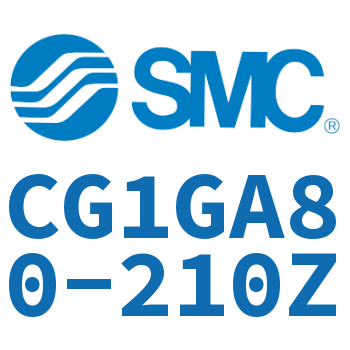 Rodless side flange type standard cylinder-CG1GA80-210Z