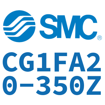 Rod side flange type standard cylinder-CG1FA20-350Z