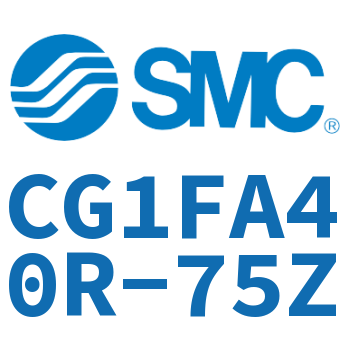 Rod side flange type standard cylinder-CG1FA40R-75Z