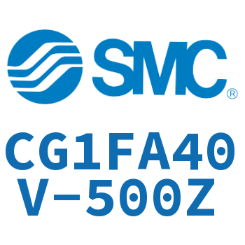 Rod side flange type standard cylinder-CG1FA40V-500Z