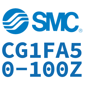 Rod side flange type standard cylinder-CG1FA50-100Z