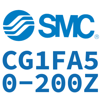 Rod side flange type standard cylinder-CG1FA50-200Z