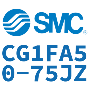 Rod side flange type standard cylinder-CG1FA50-75JZ