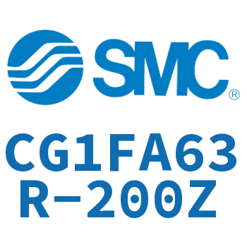 Rod side flange type standard cylinder-CG1FA63R-200Z
