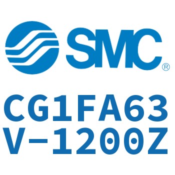 Rod side flange type standard cylinder-CG1FA63V-1200Z