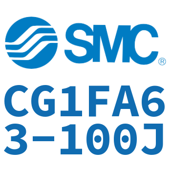 Rod side flange type standard cylinder-CG1FA63-100J