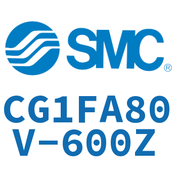 Rod side flange type standard cylinder-CG1FA80V-600Z