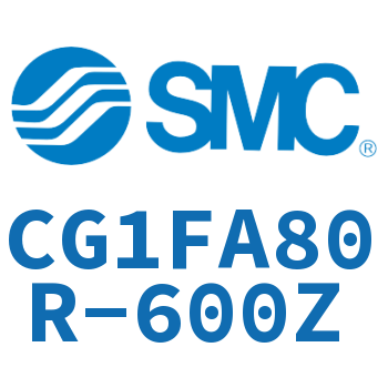 Rod side flange type standard cylinder-CG1FA80R-600Z