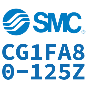 Rod side flange type standard cylinder-CG1FA80-125Z