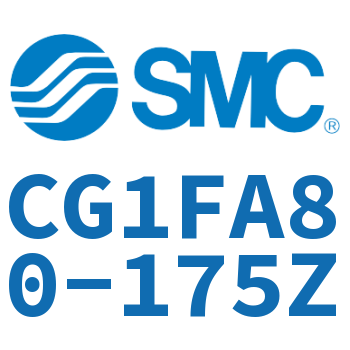 Rod side flange type standard cylinder-CG1FA80-175Z
