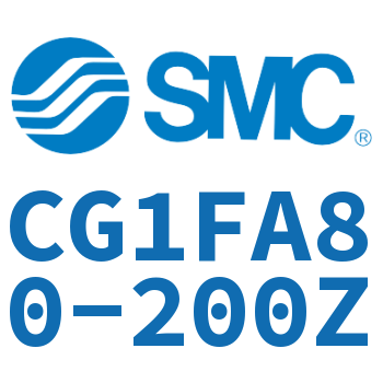 Rod side flange type standard cylinder-CG1FA80-200Z