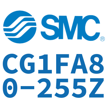 Rod side flange type standard cylinder-CG1FA80-255Z
