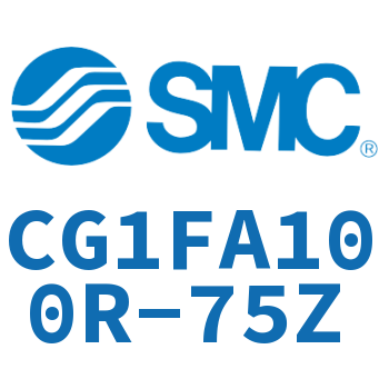 Rod side flange type standard cylinder-CG1FA100R-75Z