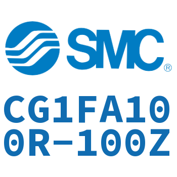 Rod side flange type standard cylinder-CG1FA100R-100Z