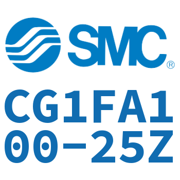 Rod side flange type standard cylinder-CG1FA100-25Z