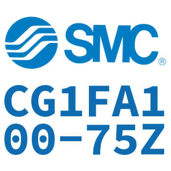 Rod side flange type standard cylinder-CG1FA100-75Z