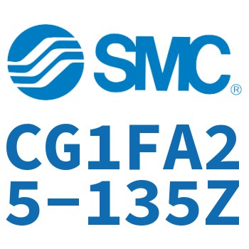 Rod side flange type standard cylinder-CG1FA25-135Z