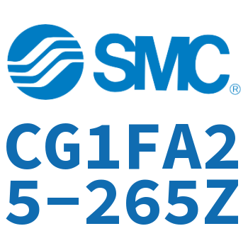 Rod side flange type standard cylinder-CG1FA25-265Z