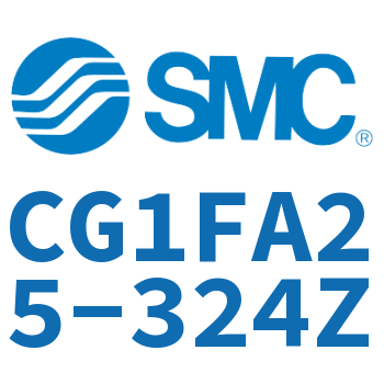 Rod side flange type standard cylinder-CG1FA25-324Z
