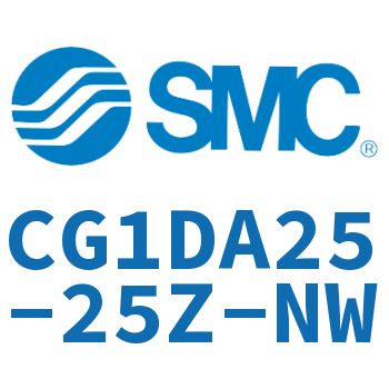 Earring type standard cylinder-CG1DA25-25Z-NW