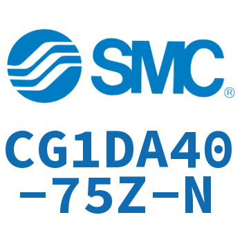 Earring type standard cylinder-CG1DA40-75Z-N