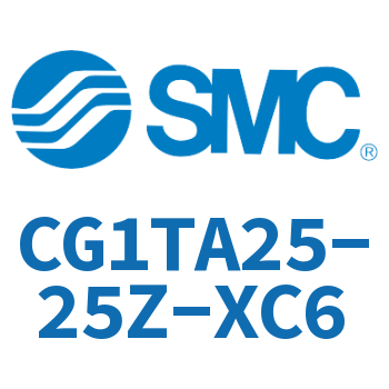 Rodless trunnion type standard cylinder-CG1TA25-25Z-XC6