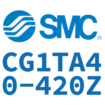 Rodless trunnion type standard cylinder-CG1TA40-420Z