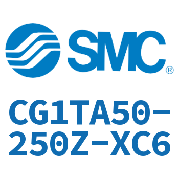 Rodless trunnion type standard cylinder-CG1TA50-250Z-XC6