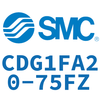 杆侧法兰型标准气缸-CDG1FA20-75FZ