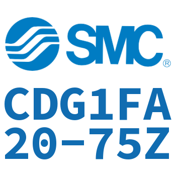 杆侧法兰型标准气缸-CDG1FA20-75Z