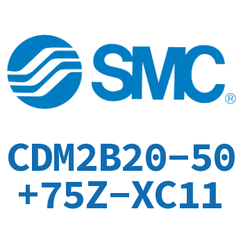 不锈钢迷你气缸 CDM2B20-50+75Z-XC11